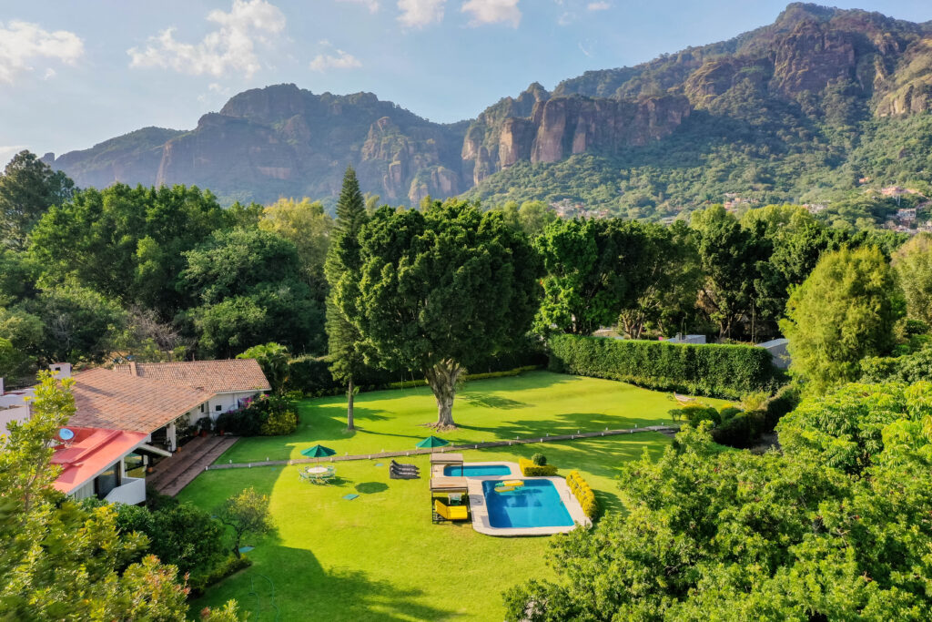 Tandava aerial view, Tepotzlan Valley