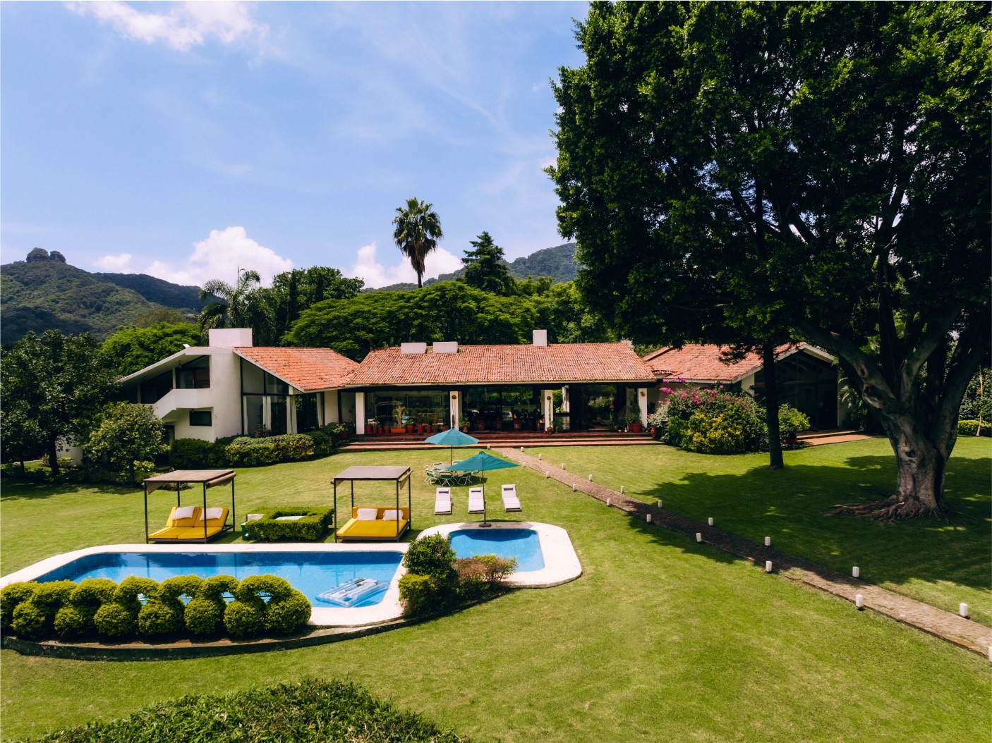 Tandava Retreats estate, Tepotzlan Mexico
