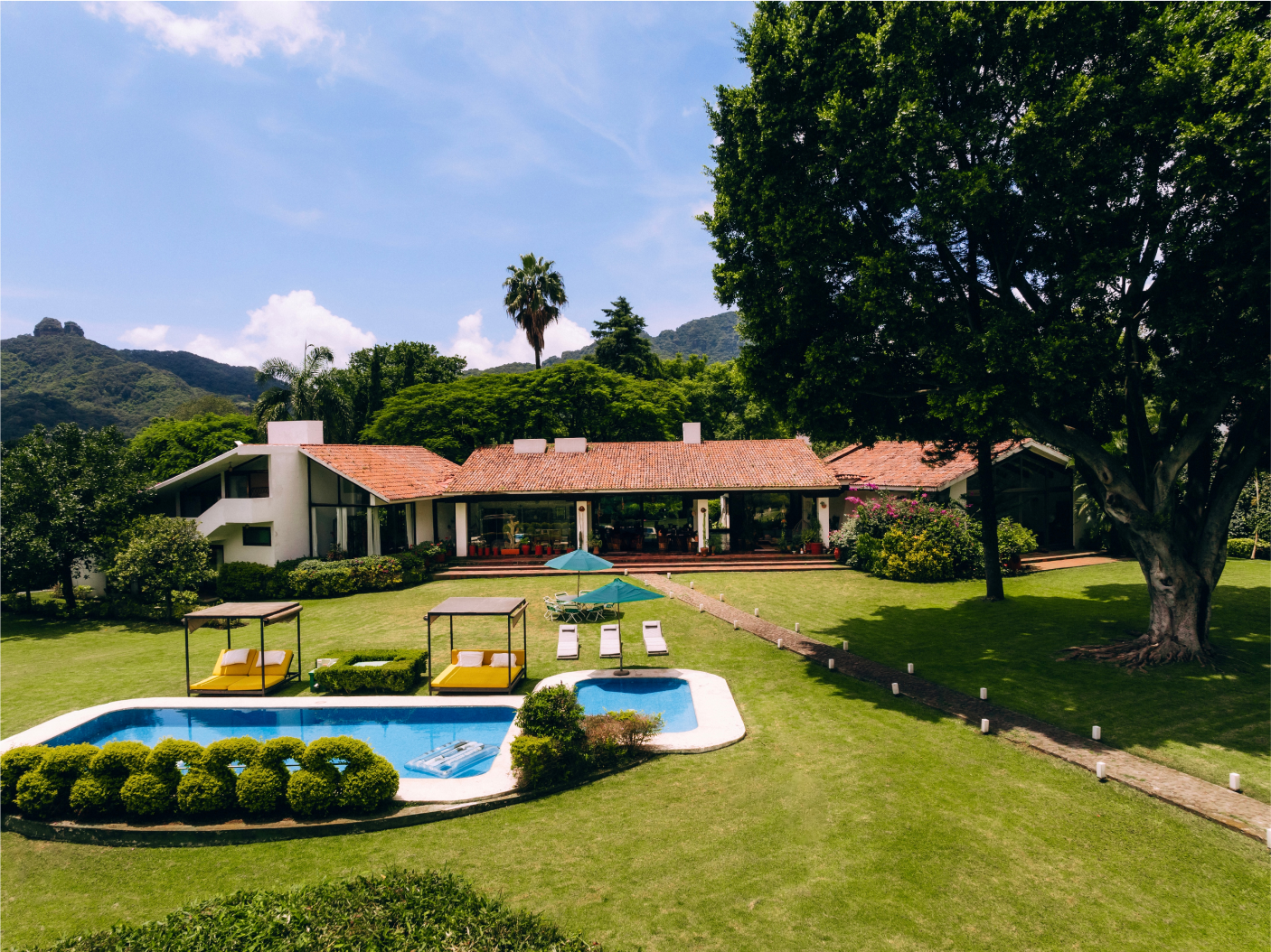 Tandava Retreats estate, Tepotzlan Mexico